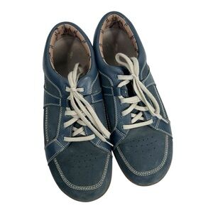 BAREFOOT FREEDOM Geneva Women's  Size 11 Navy Blue Lace up comfort Sneakers